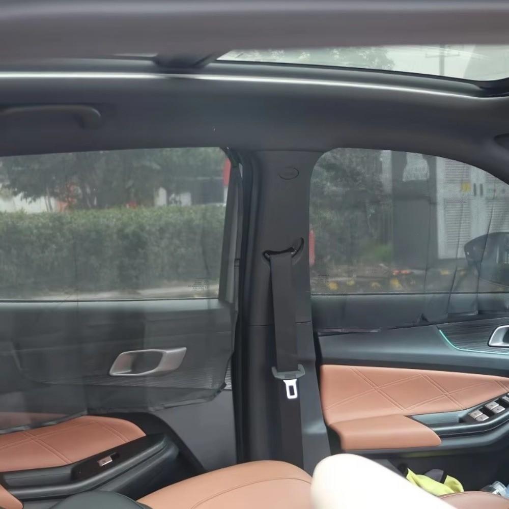 Pare-soleil de fenêtre à vue dégagée Rideaux pare-soleil de voiture pliables Accessoires automobiles avant arrière
