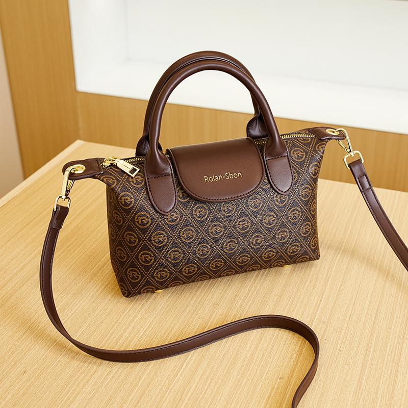 

Новая сумка-подушка Модная и стильная Принтованная На одно плечо Европейский и американский Ретро Ручная На одно плечо На косую