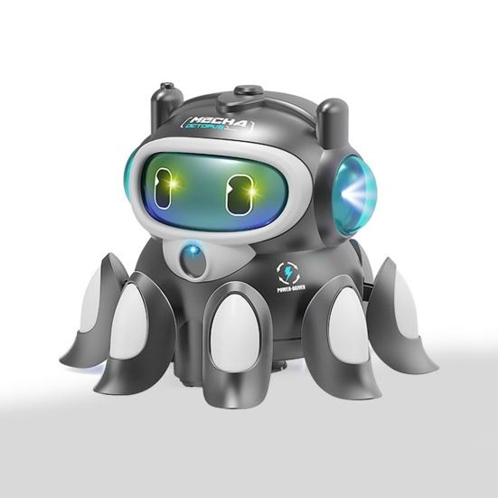 Dětská elektrická mechanická chobotnice s lehkým hudebním sprejem pro výuku vyhýbání se překážkám