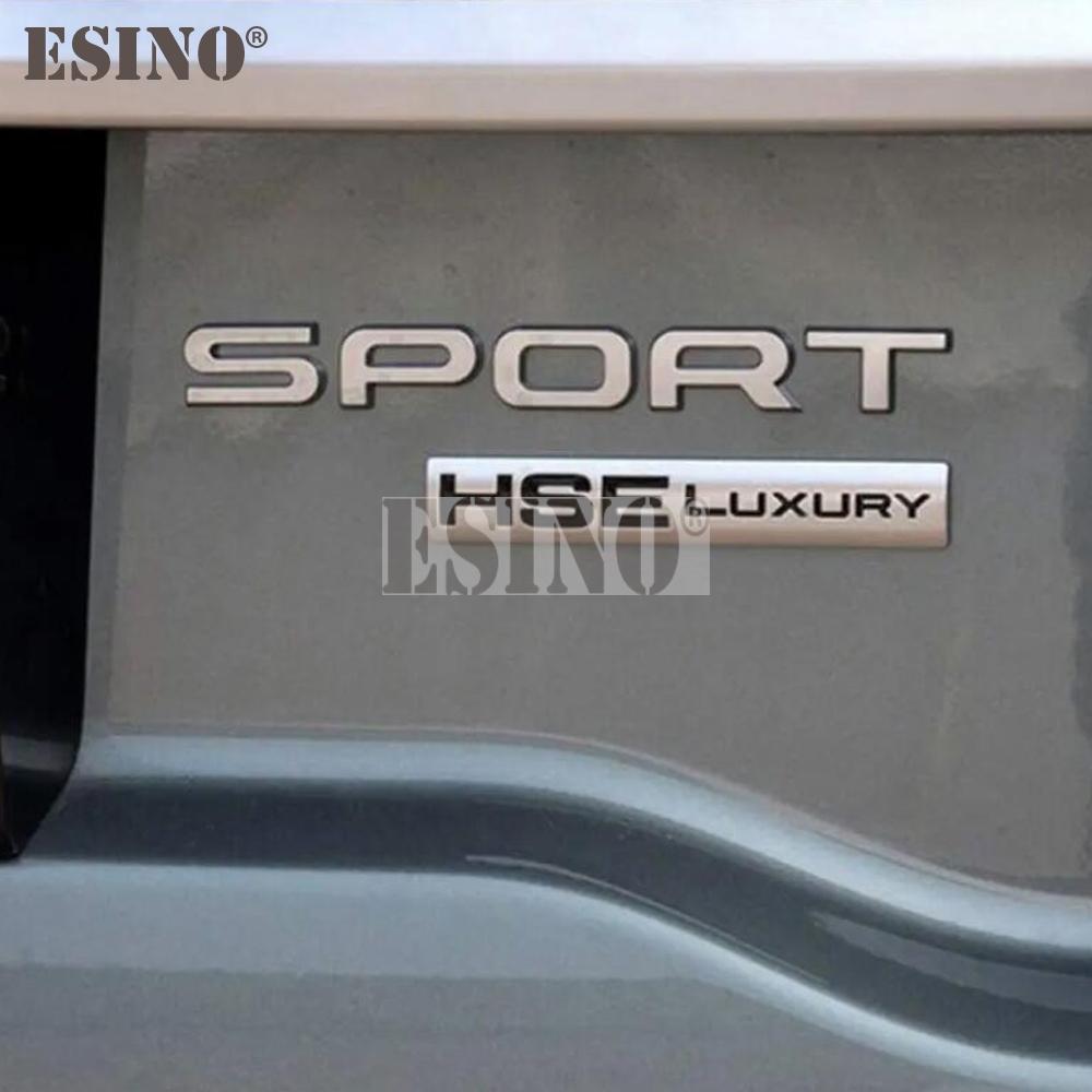 Car Styling 3D HSE Luxury ABS Adhesive Emblem Badge Decal for Land Rover Ranger Rover Voguese Defender