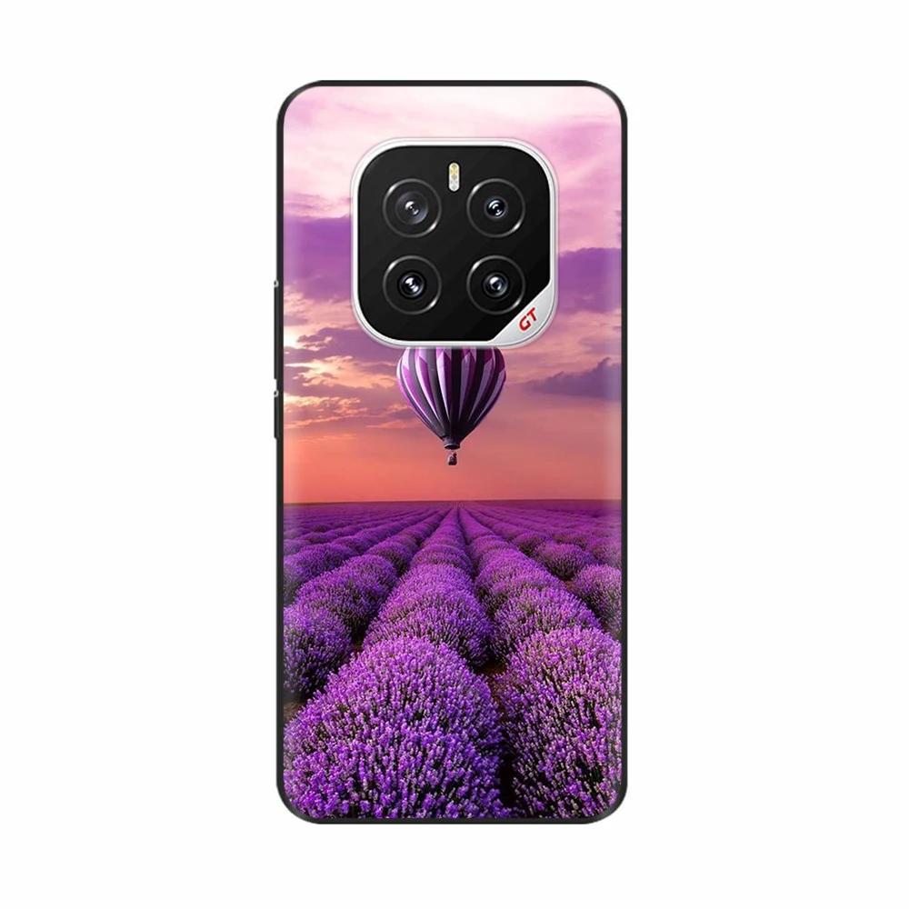 Painted Cover For Honor GT Pro Phone Case for HONOR GTPro Soft Black Silicone Back Cover Shockproof Protective Shell Para Hoesje