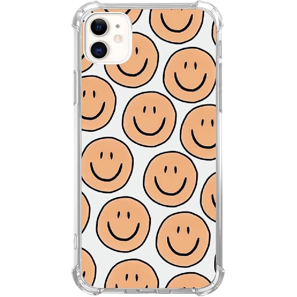 Trippy Psychedelic Flowers Phone Case for iPhone 11, Indie Hippie Colorful Eyes Flower Cover for Teens Women Men, Soft TPU Shockproof Case for iPhone