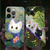 Adorable Cat LED Glowing Light Up Case for iPhone Samsung