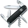 Victorinox Spartan Black Swiss Army Knife 12 Functions Compact Multi-Tool Outdoor Emergency Gear