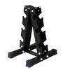 Zhou Xiang Rubber Hex Dumbbell Set with Storage Rack