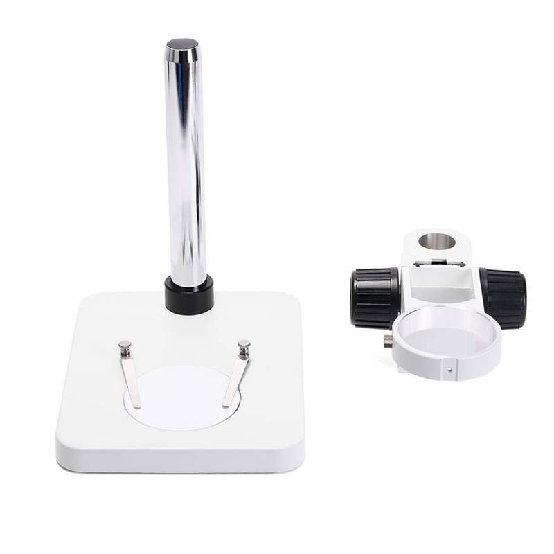 New Adjustable Professional Metal Table Stand Universal Stereo Microscope Bracket Stand Holder with 76mm Focus Bracket for LAB