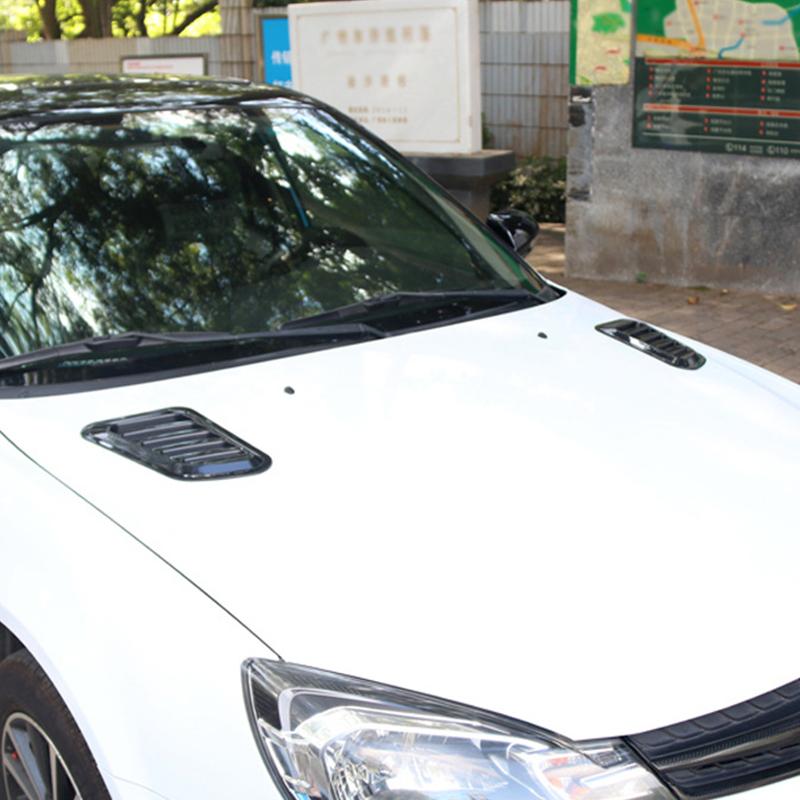 Colorful Car Cell Air Flow Intake Hood Scoop Bonnet Vent Cover Stickers Auto Carbon Fiber Sticker Decal Car Accessories Exterior