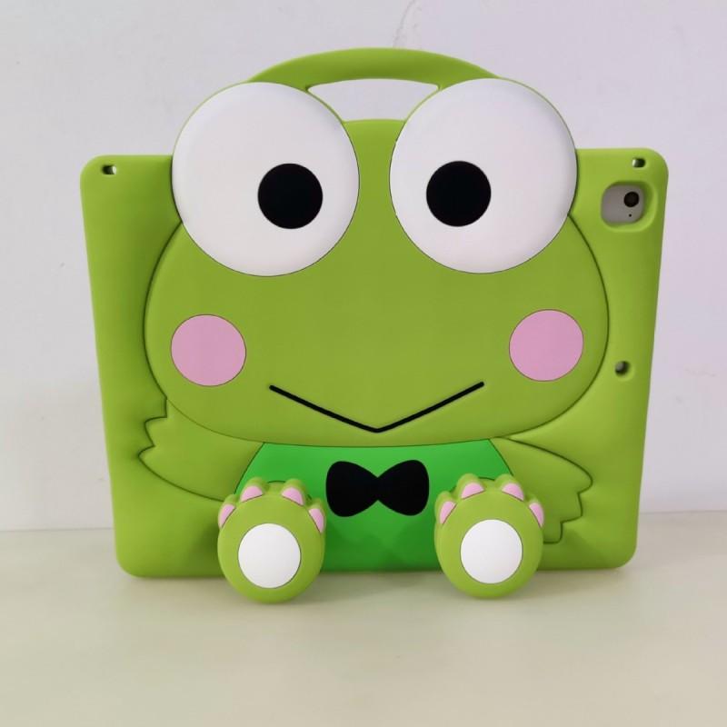 IPad 11 Case With Integrated Kickstand Frog Design Soft Silicone Cover Air 5 A2589 A2591