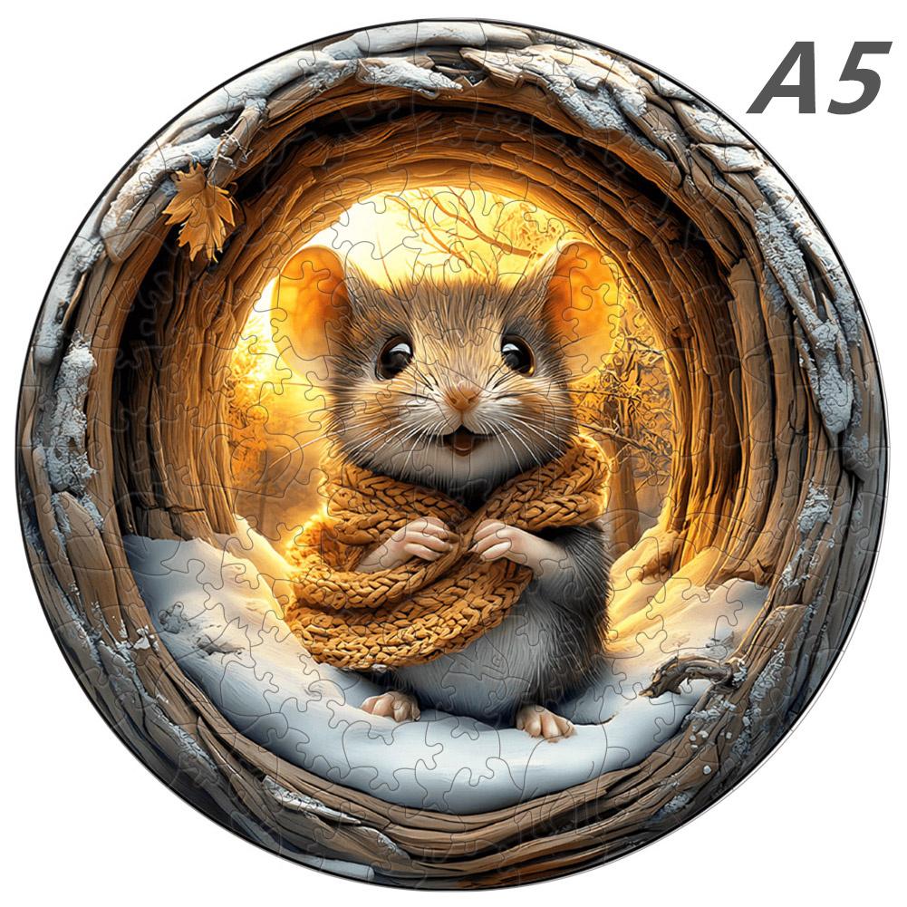 3D Aurora Dragon Wooden Jigsaw Puzzle For Adults And Kids, Brightly Colored Unique Shaped Animal Educational Toys Christmas Gift