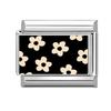 Neue Black Series NO.8 Ballaugen Blume Katze Italienische Glieder Anhänger Passend für 9mm Edelstahl Geschenk Modulares Armband Schmuckherstellung