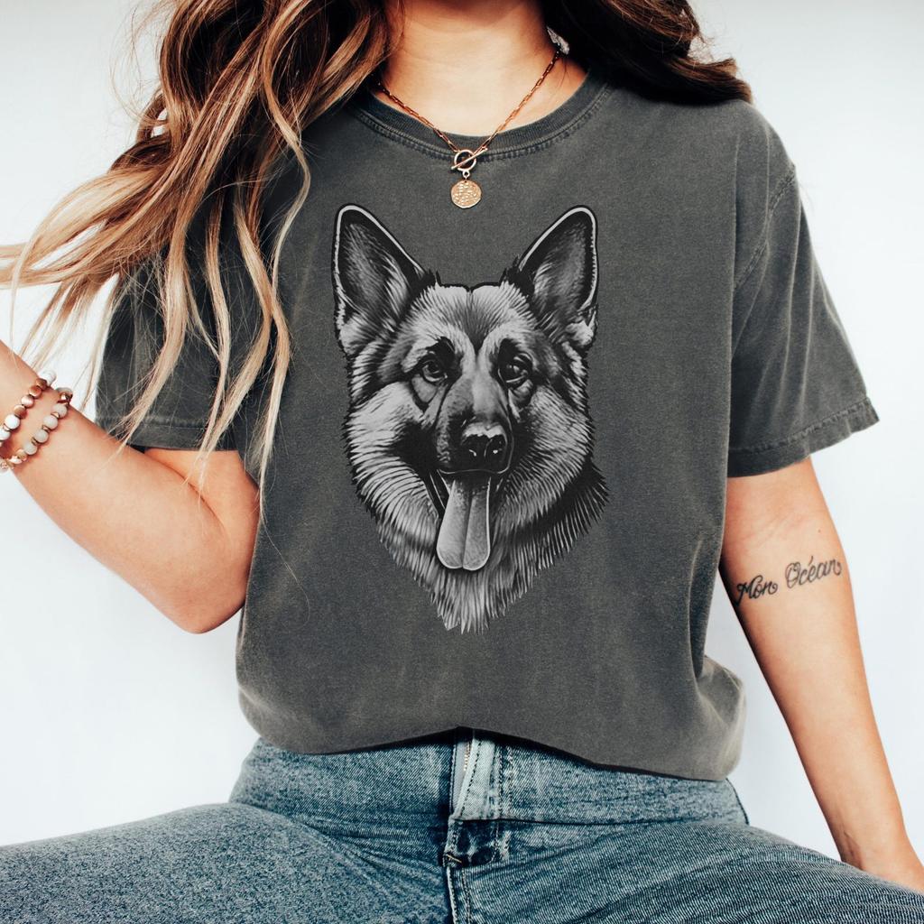 Comfort Colors German Shepherd T-Shirt: Dog Lover Gift