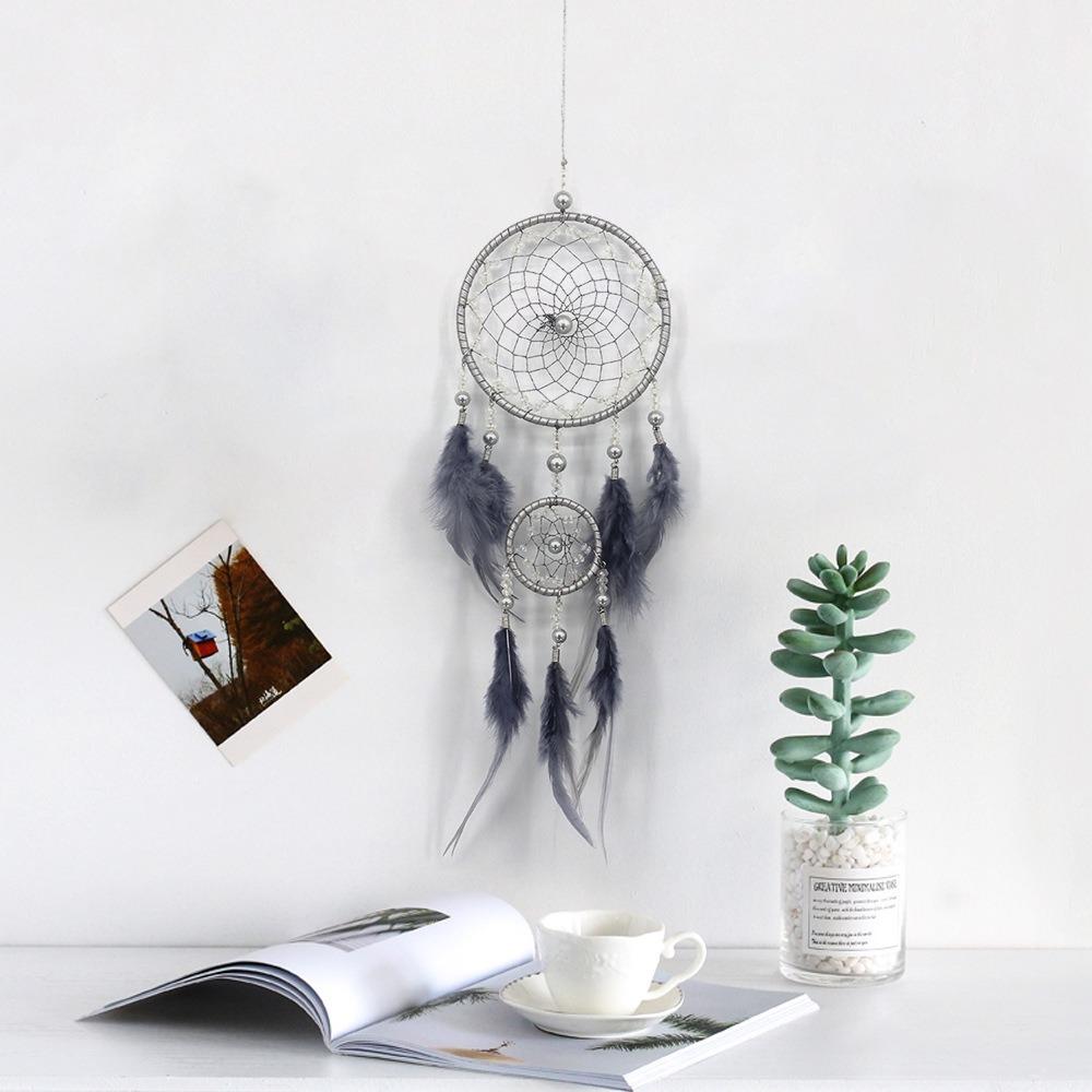 Home Two-Ring Hanging Decoration Wall Decoration Wind Chimes Pendant  Decor Dream Catcher