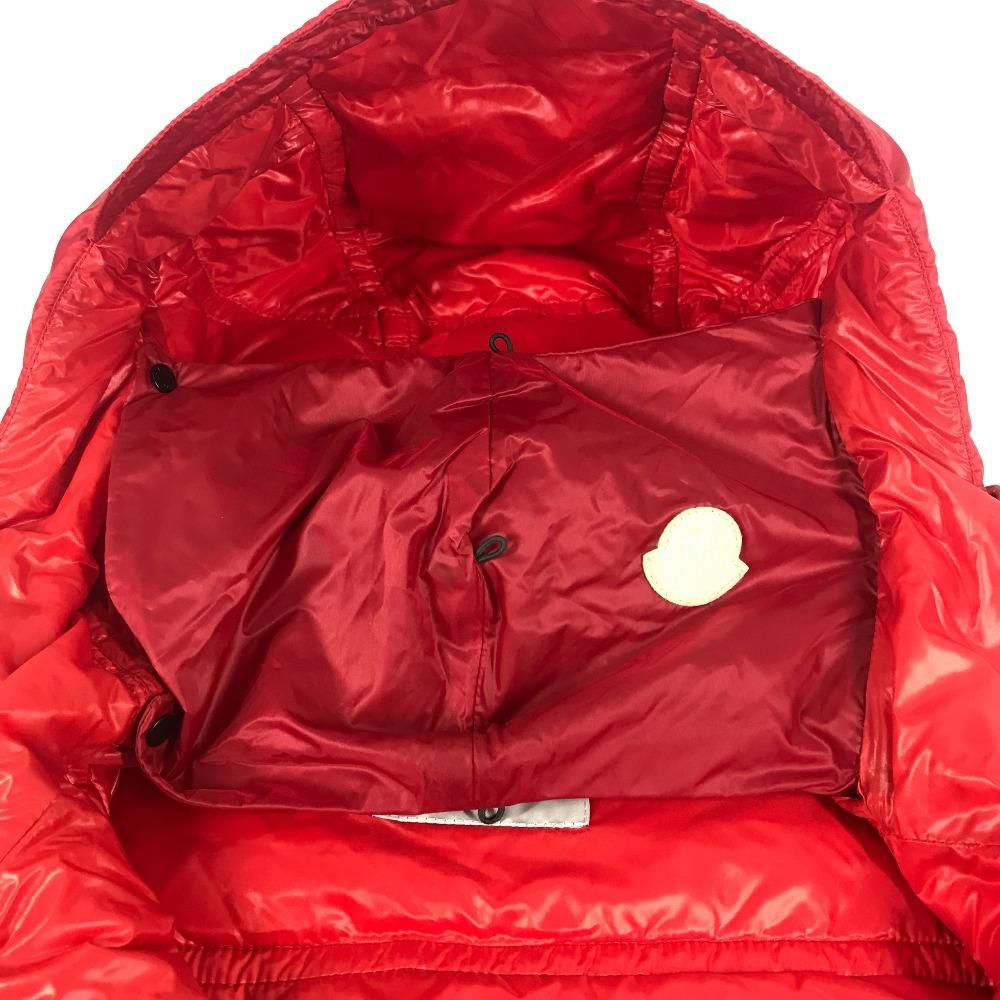 MONCLER Hooded HEVER GILET Apparel Sleeveless Down vest down / Nylon Red