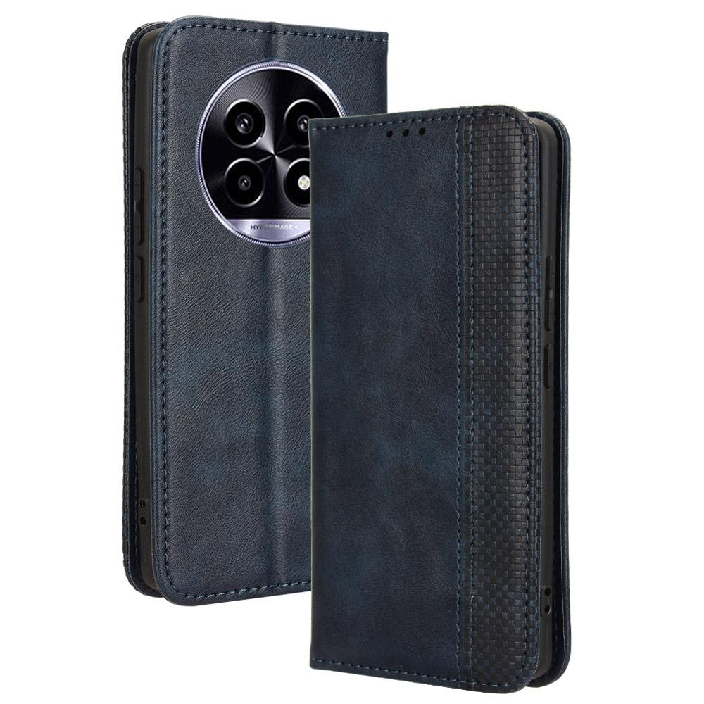 For Realme 14 Pro Lite 5G/13 Pro 5G (Global)/13 Pro+ 5G (Global) Leather Case Wallet Stand Retro Texture Phone Cover