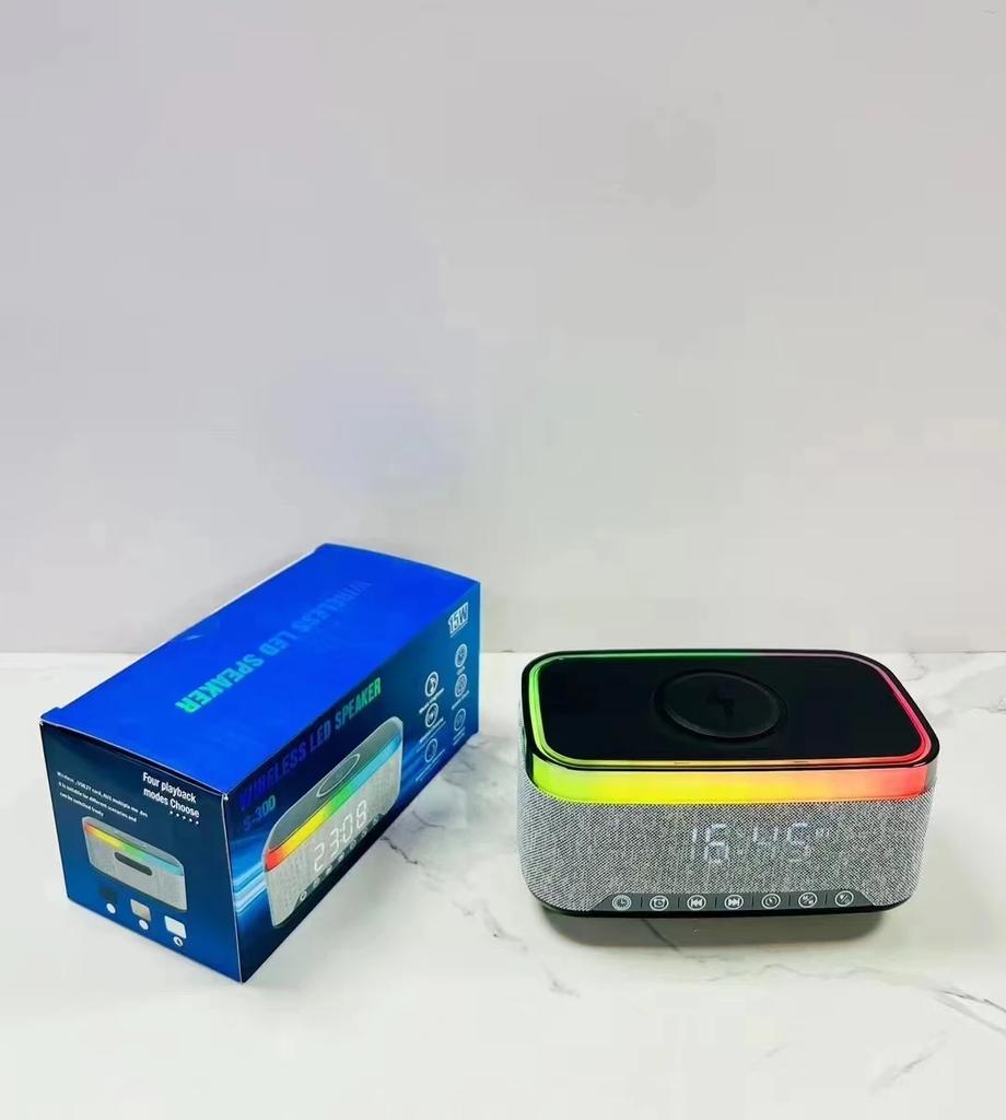 Bluetooth speaker, multifunctional bedside lamp, mobile phone, wireless charging, alarm clock, smart speaker, birthday gift