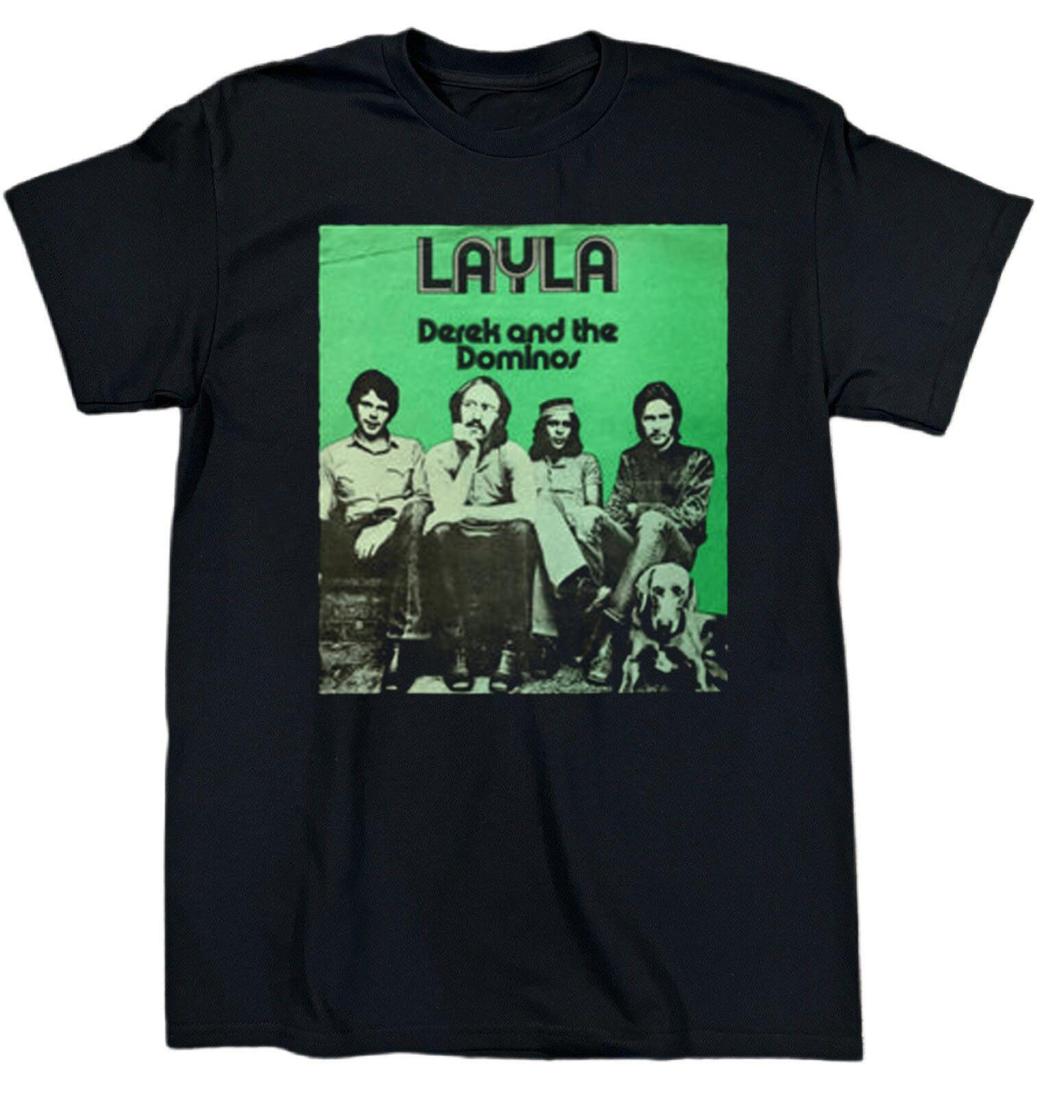 Bobby Whitlock Derek the Dominos Band Cotton Black T Shirt All Size CM728 S