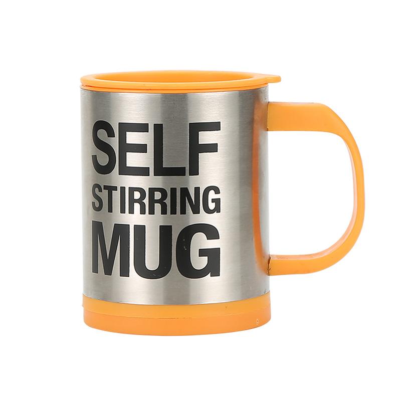 Automatic Mixing Coffee Tea Cup Lazy Self Strring Mug Button Pressing