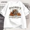 Fall Season Tshirt Autumn Pumpkin Retro Fall Vibes T Shirt Fall Girl Pumpkin Printed Tshirt Causal Cotton Short Sleeve Tees
