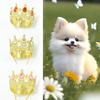 Funny Pet Crown Hat Adjustable Birthday Party Supplies For Dogs Cats Cute Photo Prop Costume Christmas Halloween Holiday Decor