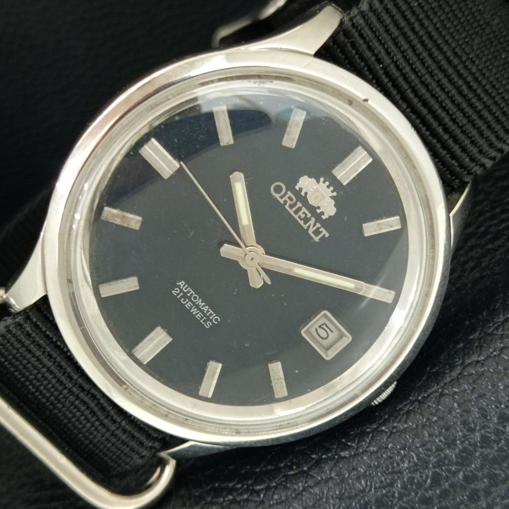 ORIENT АВТОМАТИЧЕСКИЕ ВИНТАЖНЫЕ 46941 ЯПОНИЯ МУЖСКИЕ ОРИГИНАЛЬНЫЙ ЦИФЕРБЛАТ ЧАСЫ a704826-1
