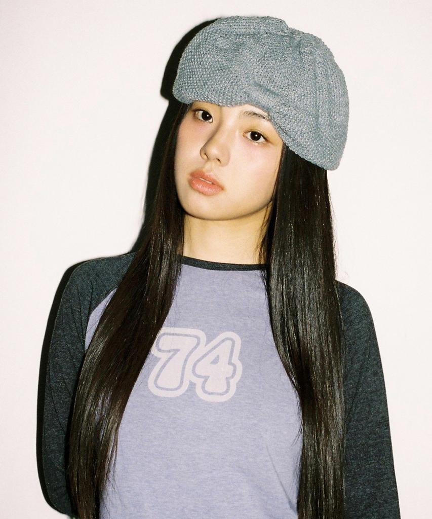 WEBHOUSE Ribbon Love Beanie - Gray