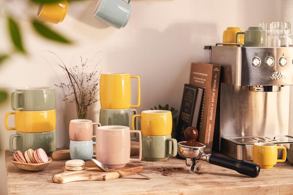 staub Mug M Eucalyptus Ceramic Mug Mug Cup Ceramic Microwave Safe Japanese Ceramic Stacking Mug "Stacking 350ml" [Official Product] Z1029-091