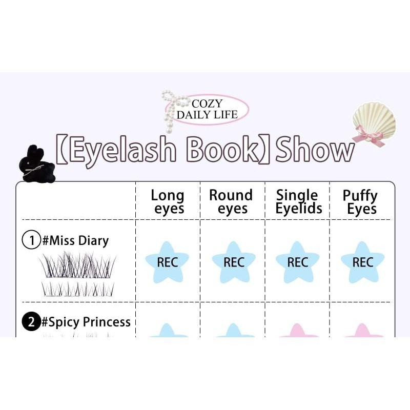 FLORTTE - Glue-Free False Eyelash (3-4)