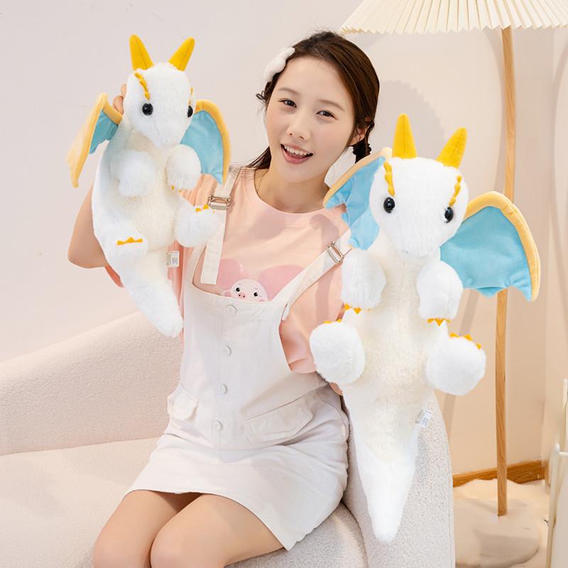 Dreamy Dragon Plush Toy With Feather Fill For Kids And Collectors