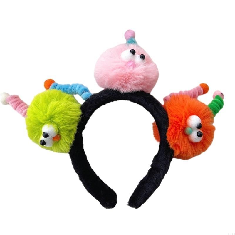 Cute Twist Stick Plush Funny Antenna Headband Girl Heart Party Creative Hair Accessories Girl Wash Makeup Headband