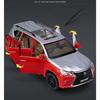 1/18 Lexus LX570 SUV Sportowy Samochód Zabawka Odlewany Metalowy Model Miniatura Pull Back Dźwięk Światło Otwierane Drzwi Kolekcja Prezent dla Dzieci
