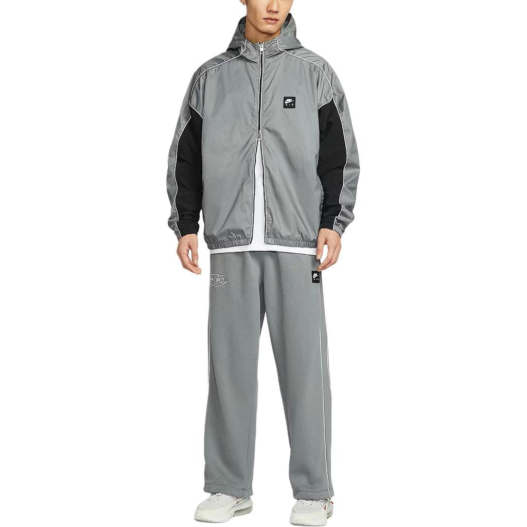 Nike Air Hybrid Zipper Functional Style Spliced Layered Jacket Men jackets IO0559-084