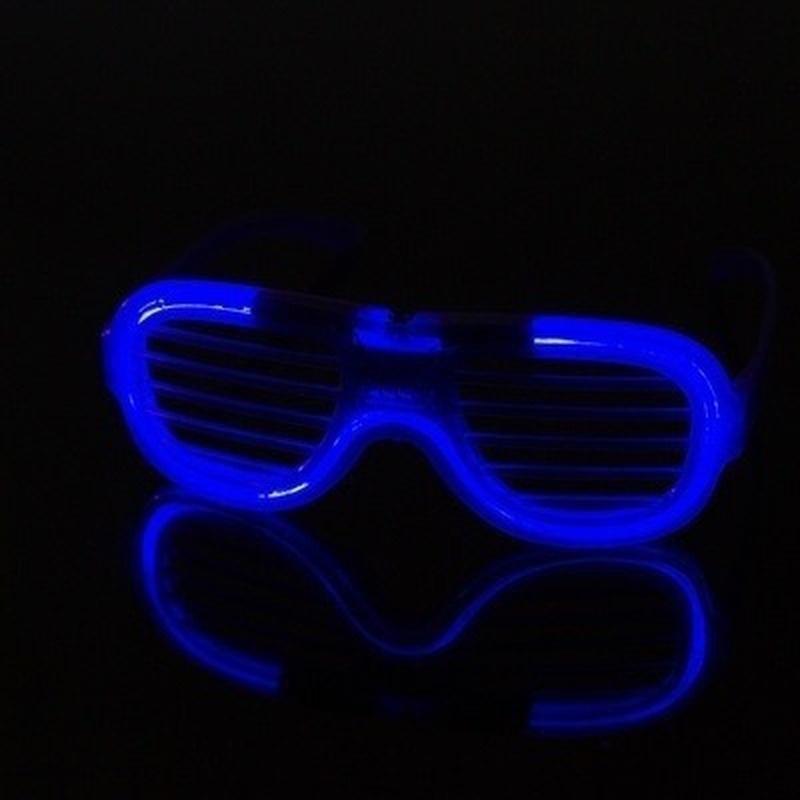 Flashing Party LED Light Glasses for Party Birthday Party Funny Tricky Fluorescent Luminous Rave Costume Party DJ Bright