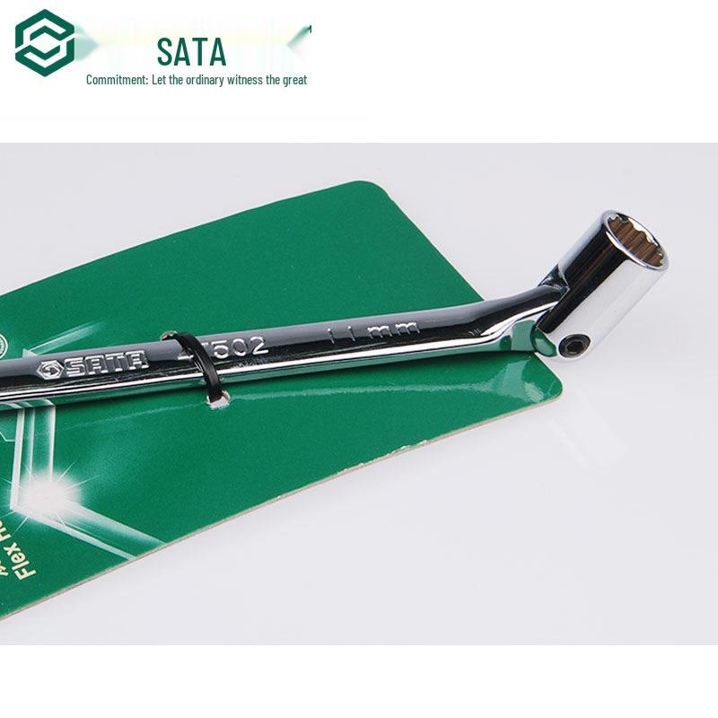 SATA 47506 Polished Double-Ended Angle Socket Wrench Set (47501-47505)