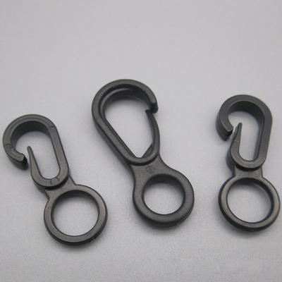 100 adet/set 8 Şekilli Küçük Karabina Klips Plastik Toka Gözlük Zinciri Kayıp Önleyici İp Klips Kanca Anahtarlık