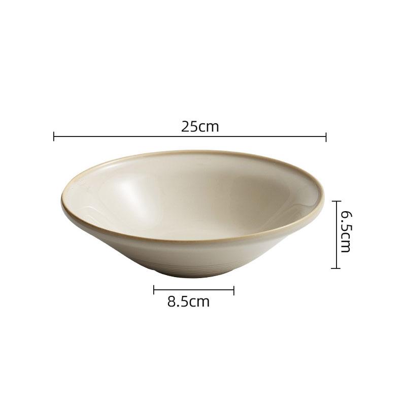 Kiln Changes Ceramic Soup Bowl Creative Rice Bowl Dessert Snack Bowl Sashimi Bowls Salad Bowls Service Bowls Hotel Tableware
