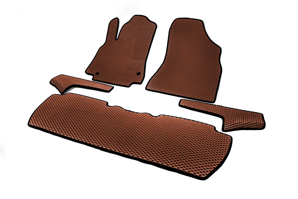 EVA Mats (brick) Front -2025 Rear -2025 On Thresholds (5 Pieces) for Citroen Berlingo 2008-2018
