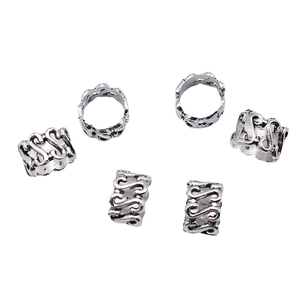 Large Hole Dot Spacer Beads Multi Color Charms For Bohemian Jewelry Findings