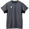 VICTAS Table Tennis Practice Shirt, V-TS231, Unisex, Gray (1100), Size M, 532102
