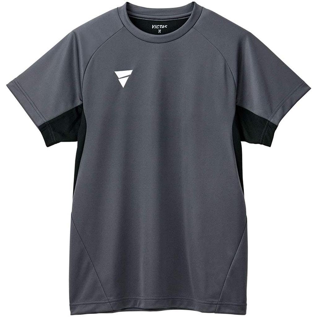 Victorus Table Tennis Practice Gray Size M Shirt, V-TS231, Unisex, (1100), (532102)