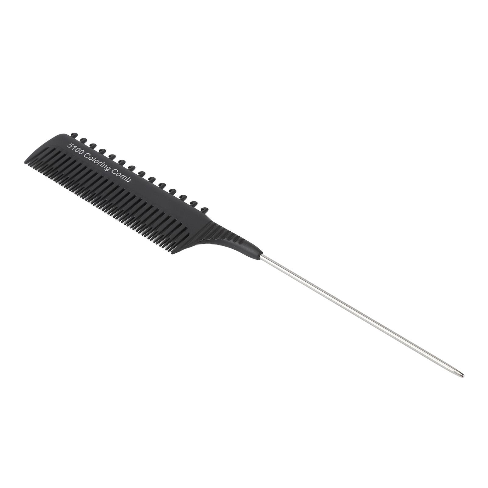 

Highlighting Clip Comb Teasing Foiling Salon Straightening Hair Clip Styling Weaving Rat Tail Parting Combs for Unisex