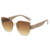 Blue Enchantress Women'S Glasses Fashion Premium Sunscreen Uv Protection Sunglasses Retro Elegant Sunglasses
