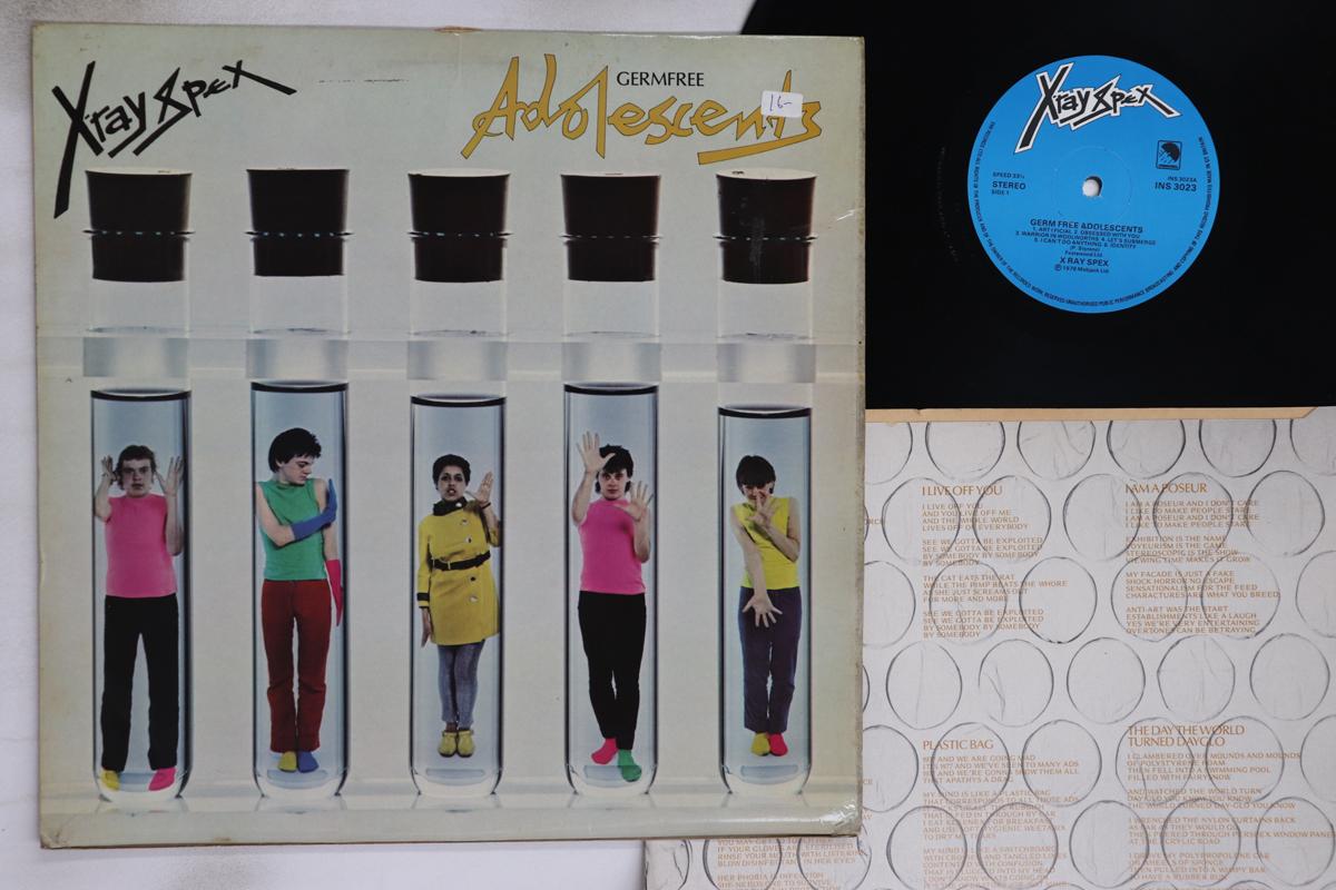 

LP Record X-RAY SPEX - Germfree Adolescents INS3023 EMI INTERNATION 1978 UK Rock Used