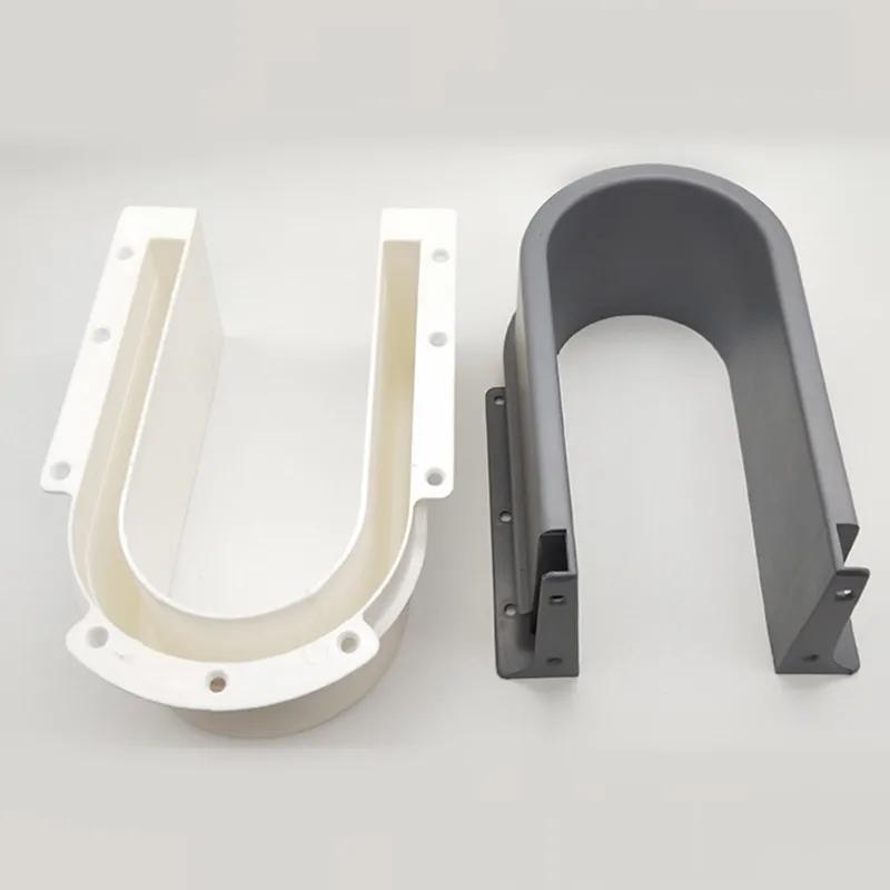 Plastic ABS în formă de U pentru sertar chiuvetă Mobilier baie dulap încastrat U pentru drenaj chiuvetă tip DEFHP