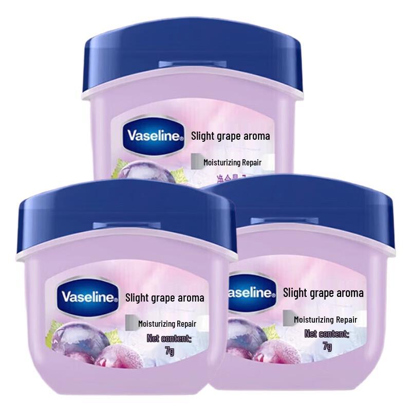 Vaseline Deep Care Moisturizing Lip Balm - Grape (3-Pack)