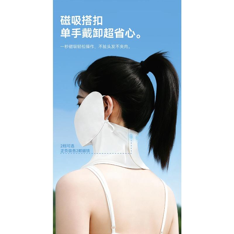 Unisex Breathable Uv Protection Neck Scarf For Outdoor Summer Sun Shading