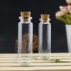 Mini Glass Drift Bottle for Baby Hair Preservation with Cork