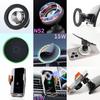 For Volkswagen VW Polo 2011-2016 2017 2018 Phone Holder Car Magnetic Mount Smart Sensing Wireless Charging One-Touch Release Qi