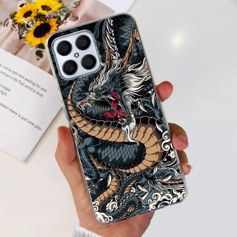Fashion Cool Pattern Case For Honor X8 TFY-LX1 TFY-LX2 TFY-LX3 Soft Silicone TPU Back Cover For HonorX8 X 8 4G Phone Cases
