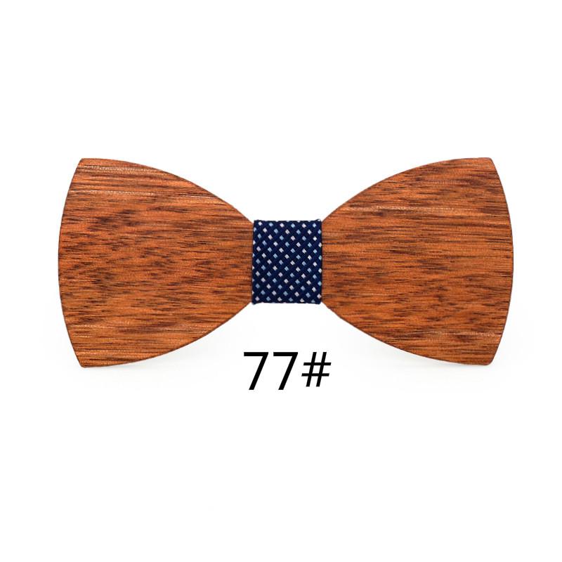 Wood Bow Tie Mens Wooden Bow Ties Party Business Butterfly Cravat Party Ties For Men Wood Ties