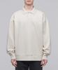 MUSINSA STANDARD Oversized Collared Sweatshirt [Oatmeal]